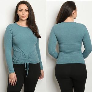 1X 2X 3X SAGE GREEN PLUS SIZE SWEATER